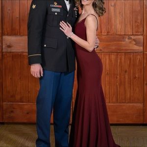 Maroon Gown